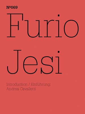 cover image of Furio Jesi